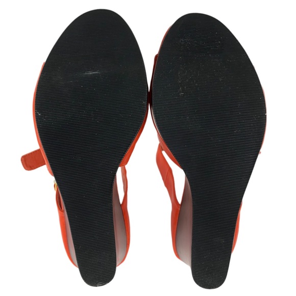Agape Orange Platform Sandals - Picture 10 of 11